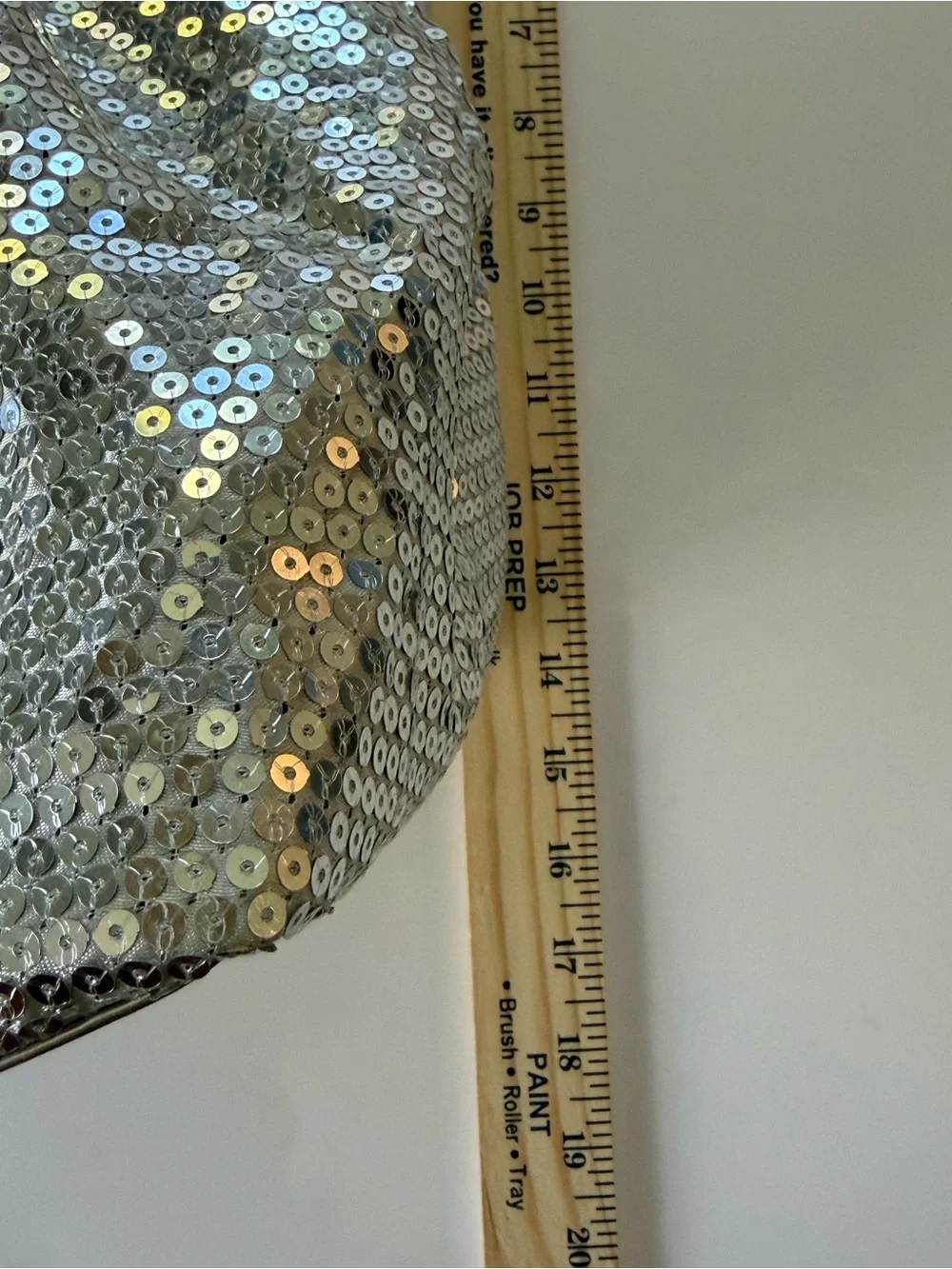 Double Platinum Silver Sequin Metallic Y2K Bucket Handbag